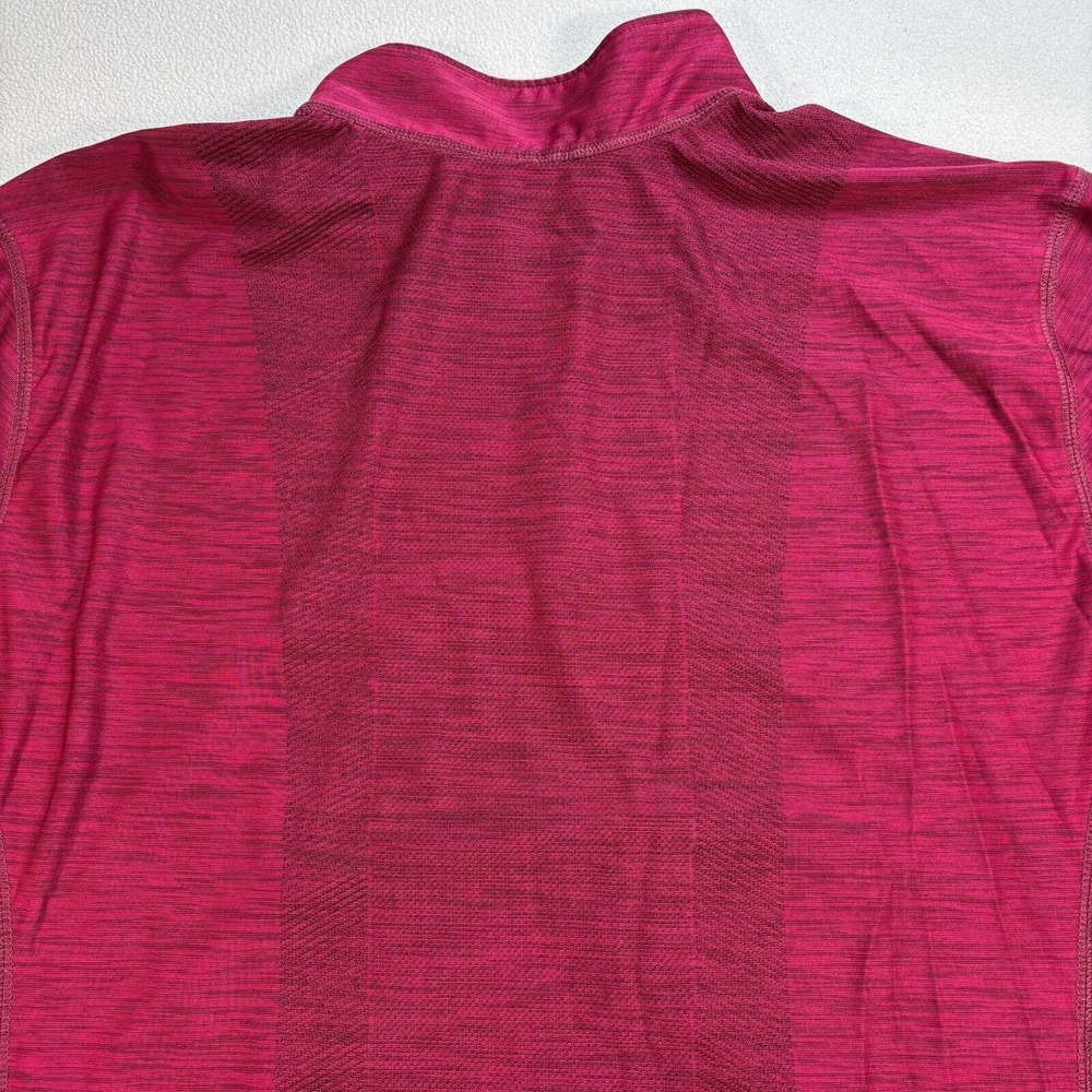 Tommy Bahama Island Zone 1/4 Zip Mens XL Burgundy Red Perforated Lightweigh Logo - Picture 9 of 16